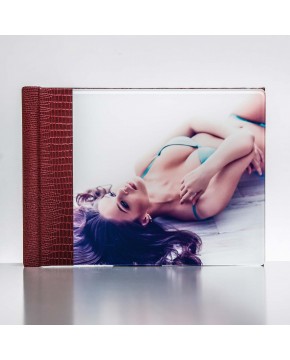 Silverbook 20x15cm mit Acrylic Glass