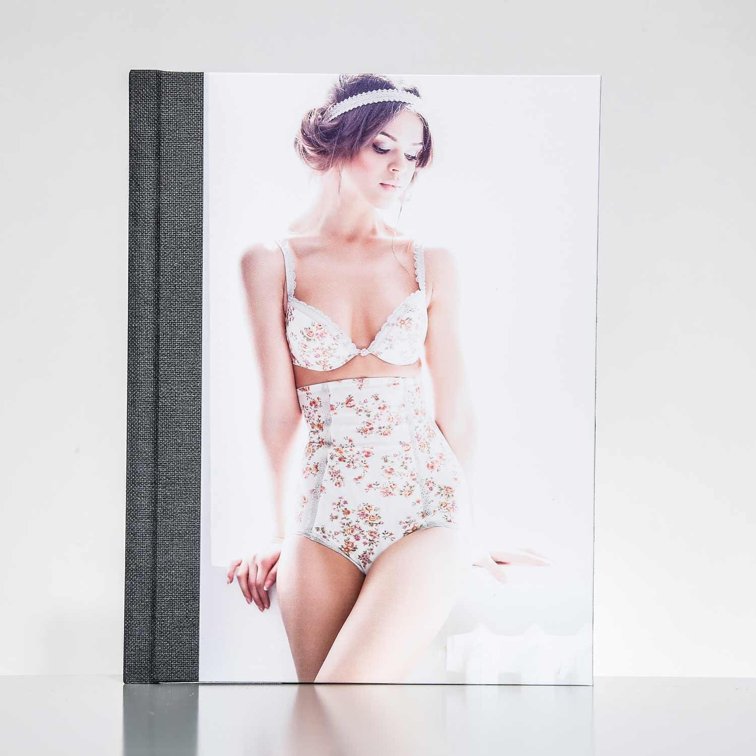 Silverbook 22,5x30cm mit Leder-Optik