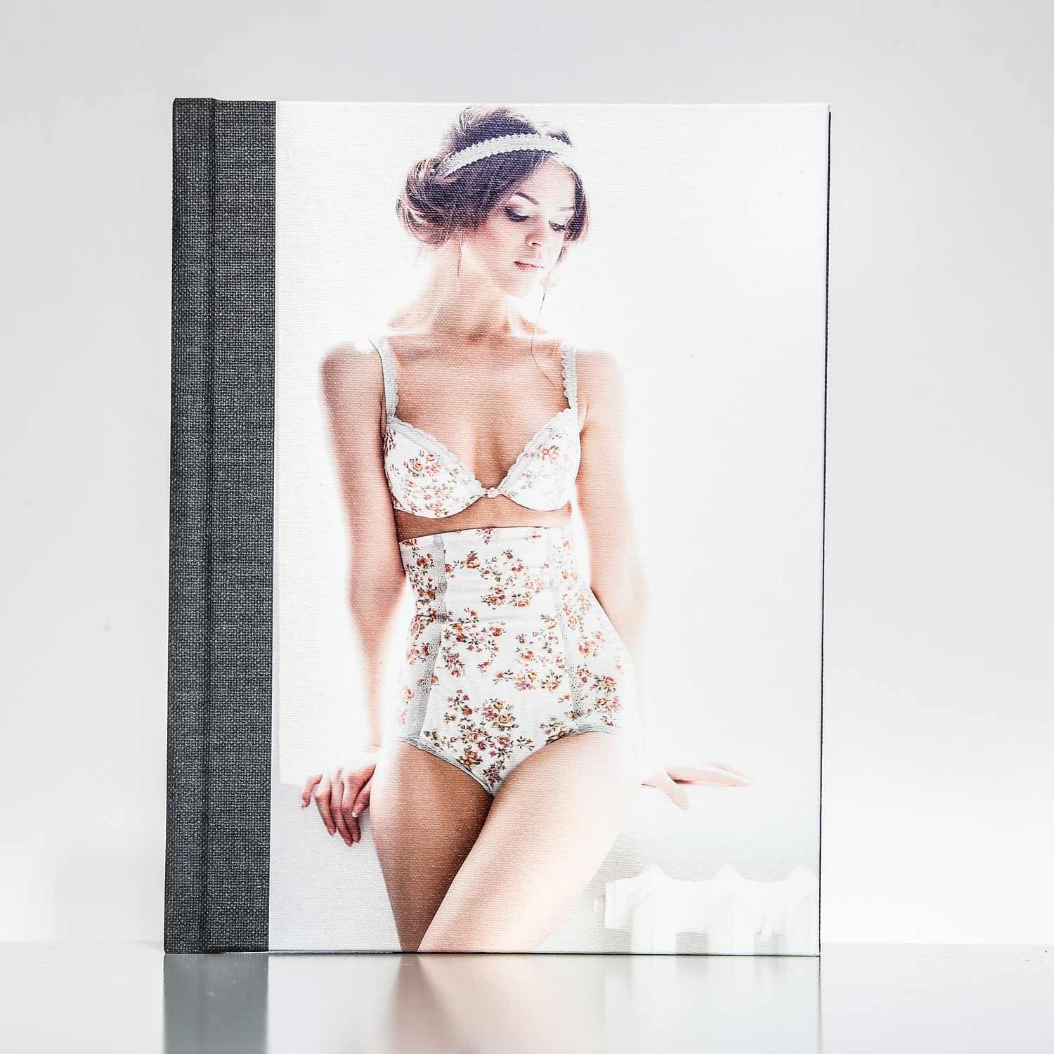 Silverbook 22,5x30cm mit Canvas