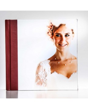 Silverbook 20x20cm mit Leder-Optik