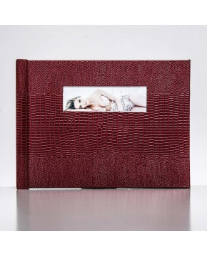 Silverbook 20x15cm mit Querformat Fenster