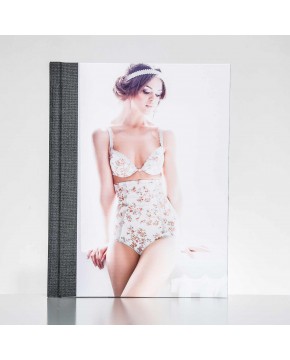 Silverbook 22,5x30cm mit Leder-Optik