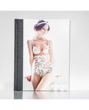 Silverbook 22,5x30cm mit Canvas