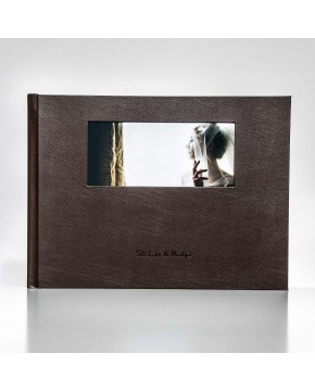 Silverbook 40x30cm mit Querformat Fenster