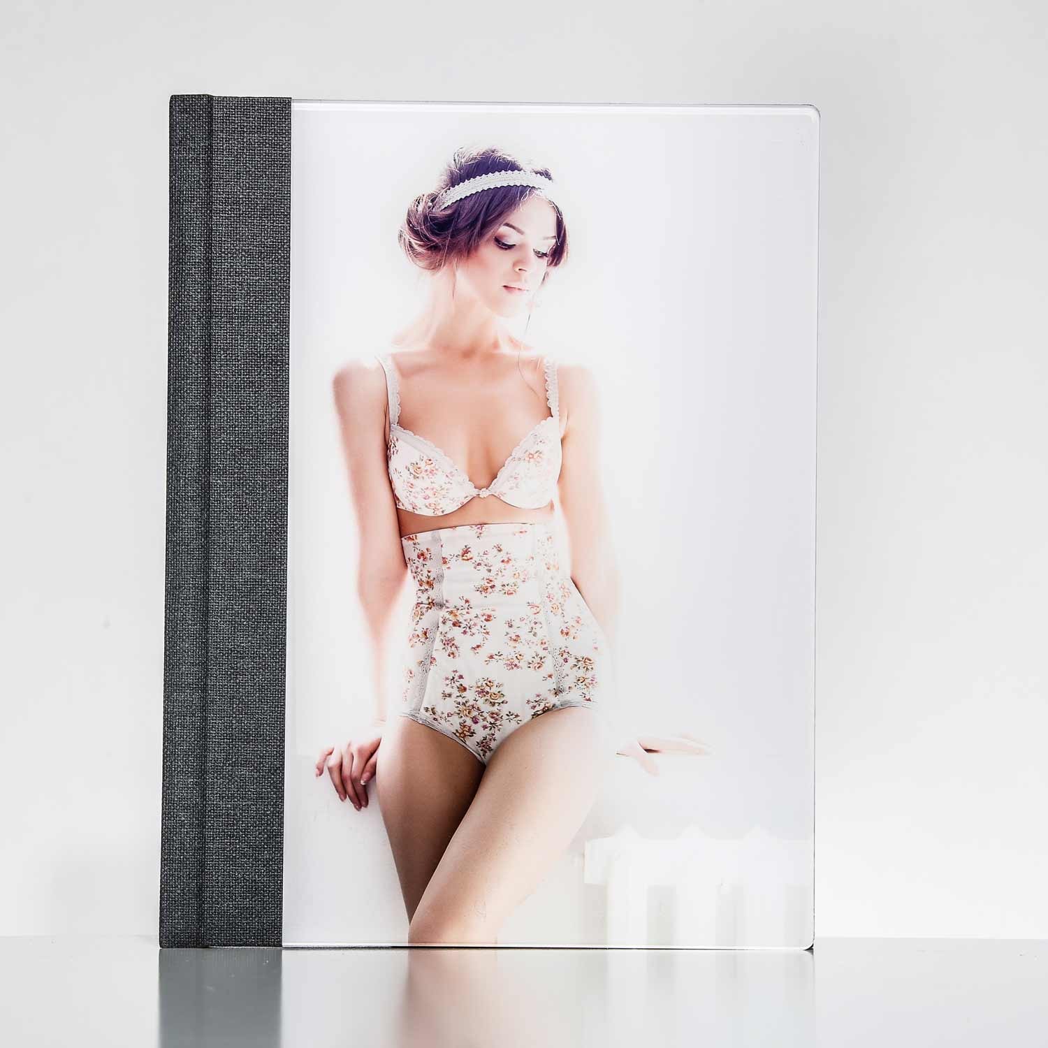 Silverbook 22,5x,30cm Verre Acrylique 