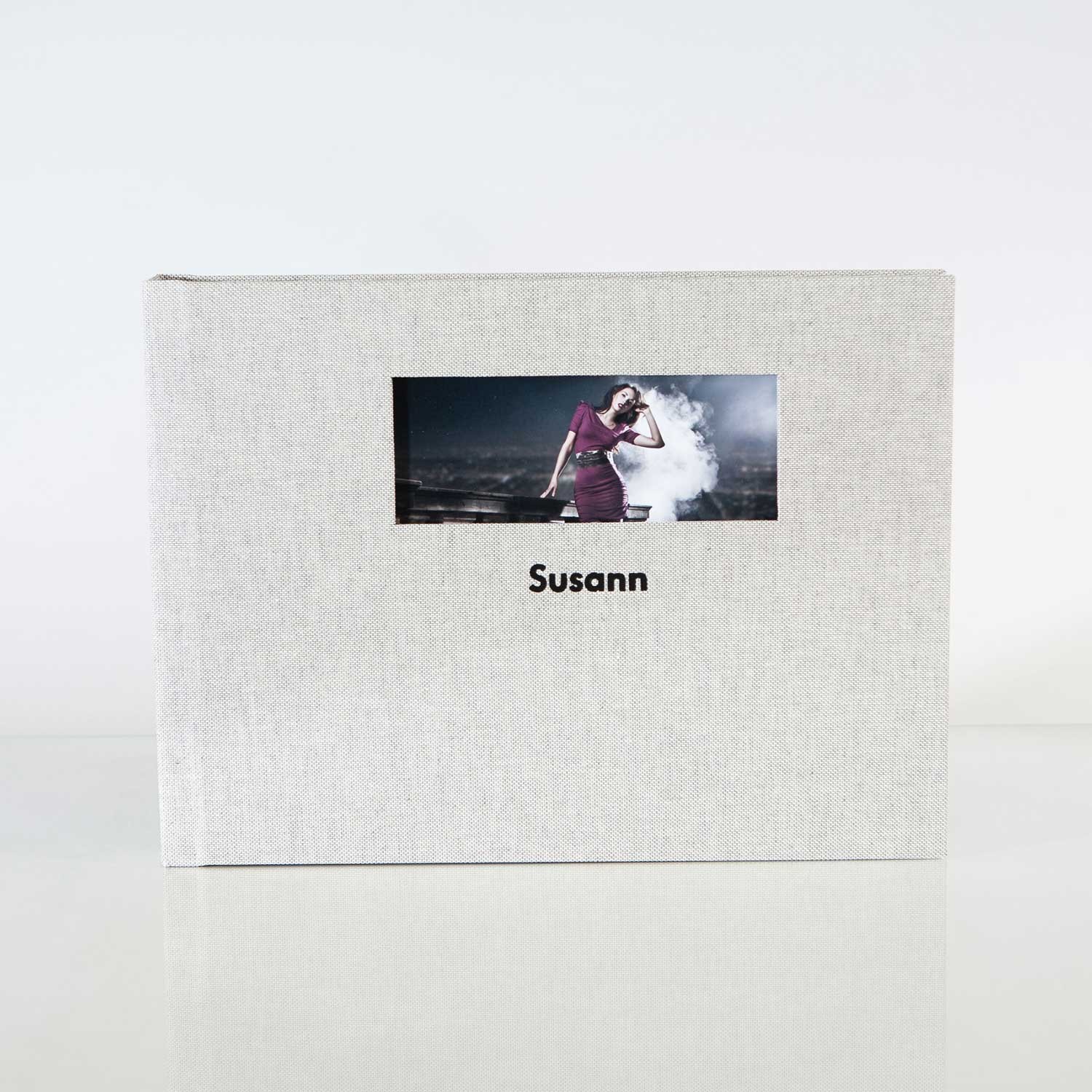 Silverbook 30x20cm met Venster in Liggend formaat