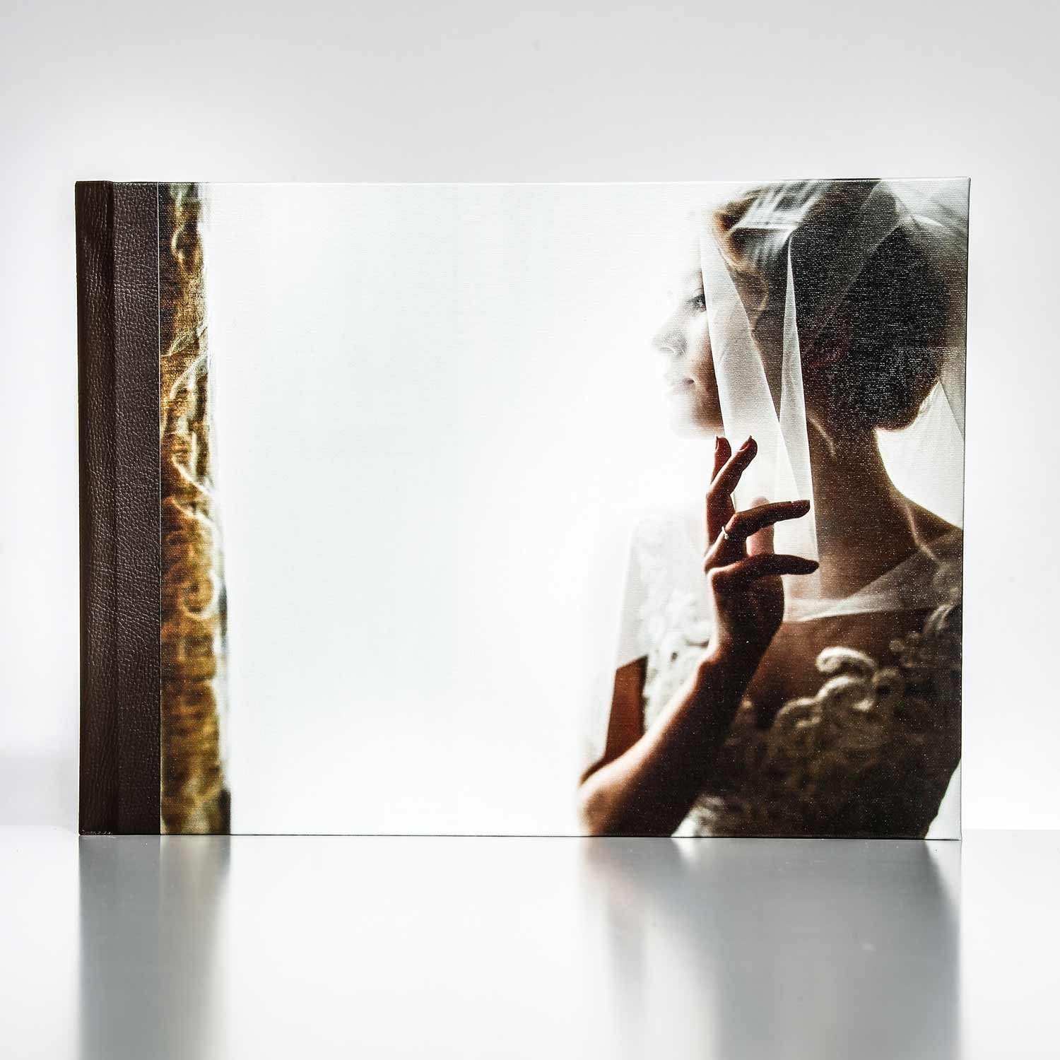 Silverbook 40x30cm met Canvas-oppervlak