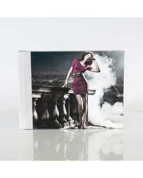Silverbook 30x20cm met Canvas-oppervlak