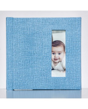 Silverbook 15x15cm met Venster in Staand formaat