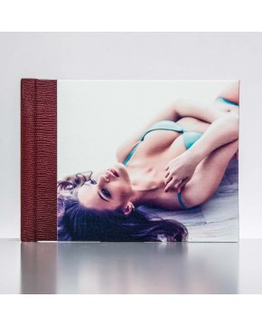 Silverbook 20x15cm met Canvas-oppervlak