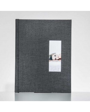 Silverbook 22,5x30cm met Venster in Staand formaat