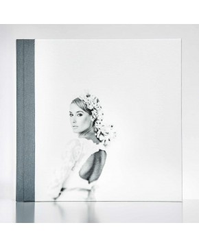 Silverbook 30x30cm met Canvas-oppervlak