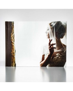 Silverbook 40x30cm met Canvas-oppervlak