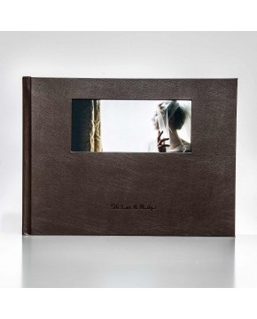 Silverbook 40x30cm met Venster in Liggend formaat