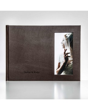 Silverbook 40x30cm met Venster in Staand formaat